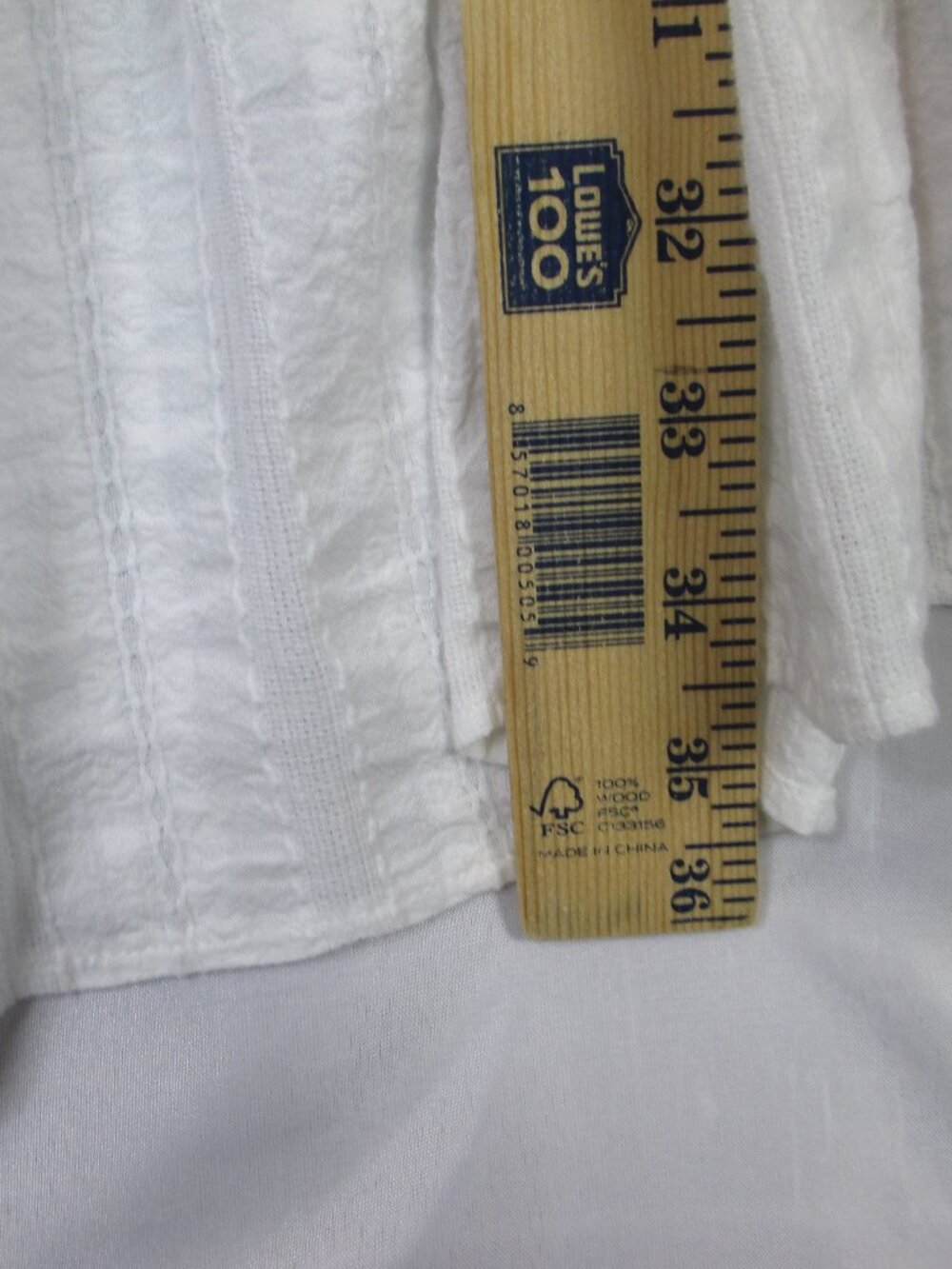 By Anthropologie Haley Embroidered Lace Tunic Blouse Ivory Size Large EUC - Picture 9 of 11